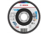 BOSCH X451 Fächerschleifscheibe, 115 × 22,23 mm, G40, T27, 2608626129