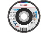 BOSCH X451 Fächerschleifscheibe, 115 × 22,23 mm, G80, T27 2608626134