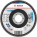BOSCH X451 Fächerschleifscheibe, 115 × 22,23 mm, G80, T27 2608626134