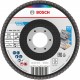 BOSCH X451 Fächerschleifscheibe, 115 × 22,23 mm, G80, T27 2608626134