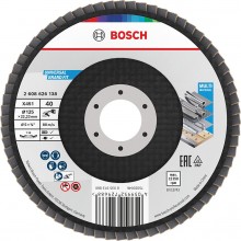 BOSCH X451 Fächerschleifscheibe, 125 × 22,23 mm, G40, T29 2608626138