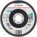 BOSCH X451 Fächerschleifscheibe, 125 × 22,23 mm, G40, T29 2608626138