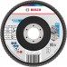 BOSCH X451 Fächerschleifscheibe, 125 × 22,23 mm, G80, T29 2608626141
