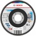 BOSCH X451 Fächerschleifscheibe, 115 × 22,23 mm, G120, T27, 15 ks 2608626174