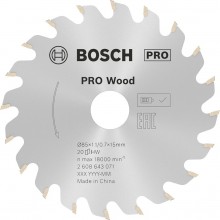 BOSCH PRO Wood cordless Kreissägeblatt 85x1,1/0,7mm, 2608643071