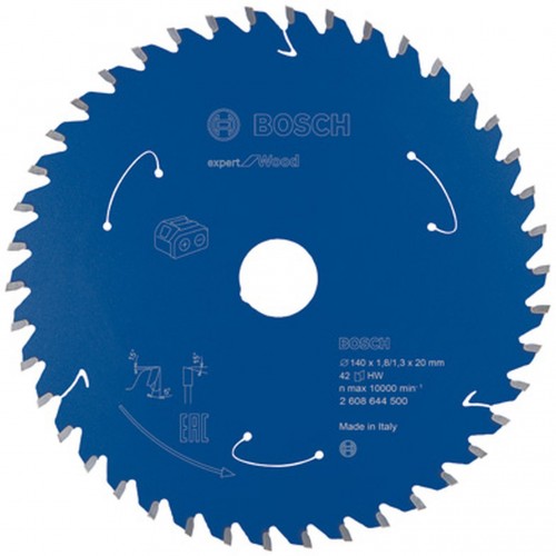 BOSCH Kreissägeblatt für Akku Expert for Wood 140x20x1,8/1,3x42T 2608644500