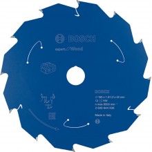 BOSCH Kreissägeblatt für Akk Expert for Wood 165x20x1,5/1x12T 2608644506
