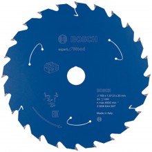 BOSCH Kreissägeblatt für Akk Expert for Wood 165x20x1,5/1x24T 2608644507