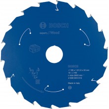 BOSCH Kreissägeblatt für Akk Expert for Wood 190x1,5/1x30, 18 Zähne 2608644512