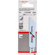BOSCH S 522 BF Flexible for Metal Säbelsägeblatt 5 Stck 2608656011