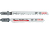 BOSCH T101BR und EXPERT Laminate clean T128BHM Stichsägeblätter-Set, 26-tlg. 2608665463
