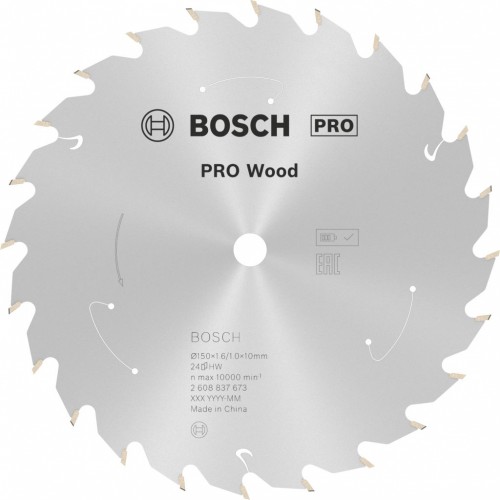 BOSCH PRO Wood cordless Kreissägeblatt 150x10x1,6/1,0x24T 2608837673