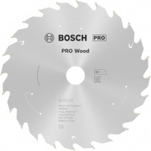 BOSCH PRO Wood cordless Kreissägeblat 160x20/15,875x1,5/1,0x24T 2608837676