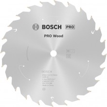 BOSCH PRO Wood cordless Kreissägeblatt 165x10x1,5/1,0x24T 2608837679