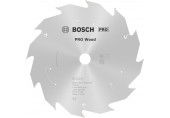 BOSCH PRO Wood cordless Kreissägeblatt 165x15,875x1,5/1,0x12T 2608837680