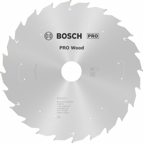 BOSCH PRO Wood cordless Kreissägeblatt 210x30x1,7/1,2x24T 2608837713
