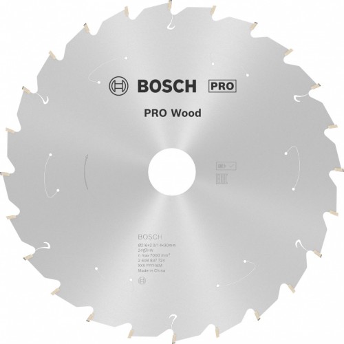 BOSCH PRO Wood cordless Kreissägeblatt 216x30x1,7/1,2x24T 2608837724