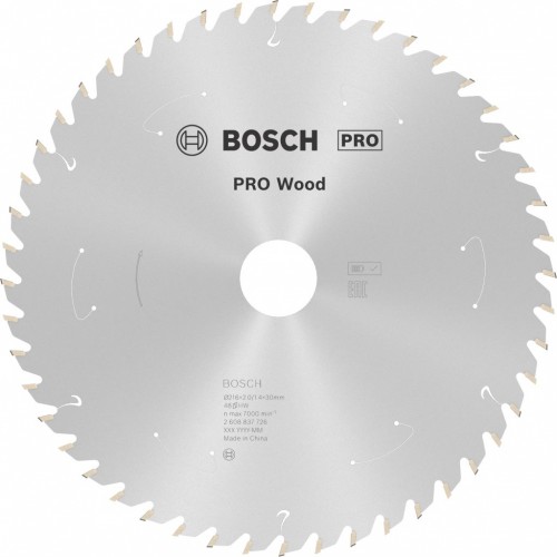 BOSCH PRO Wood cordless Kreissägeblatt 216x30x1,7/1,2x48T 2608837726