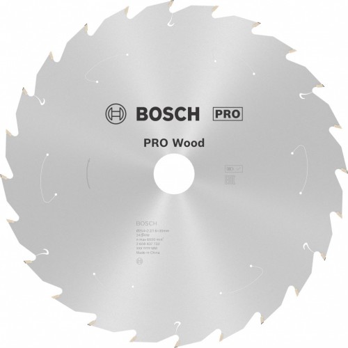 BOSCH PRO Wood cordless Kreissägeblatt 254x30x2,2/1,6x24T 2608837733