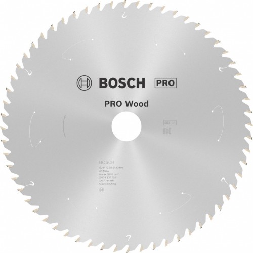 BOSCH PRO Wood cordless Kreissägeblatt 254x30x2,2/1,6x60T 2608837736