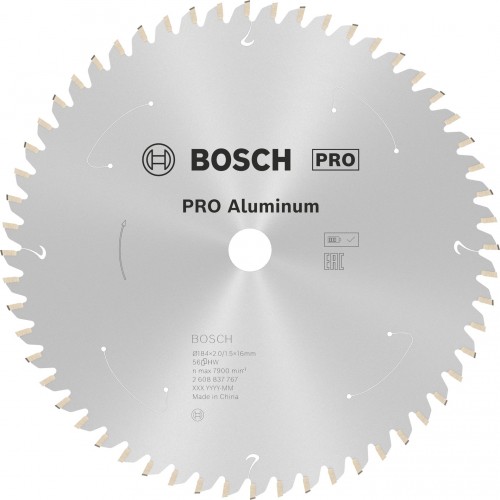 BOSCH PRO Aluminium cordless Kreissägeblatt, 184 x 2 x 16 mm 2608837767