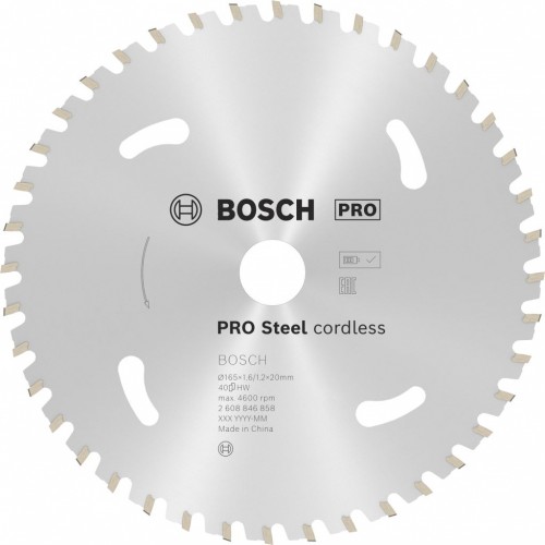 BOSCH PRO Steel cordless Kreissägeblatt, 165 x 1,6 x 20 mm 2608846858