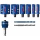 BOSCH EXPERT Tough Material Lochsäge-Set, 22/25/35/51/60/68 mm, 9-tlg. 2608900445