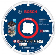 BOSCH EXPERT Diamond Metal Wheel X-LOCK Trennscheibe, 125 x 22,23 mm 2608900533