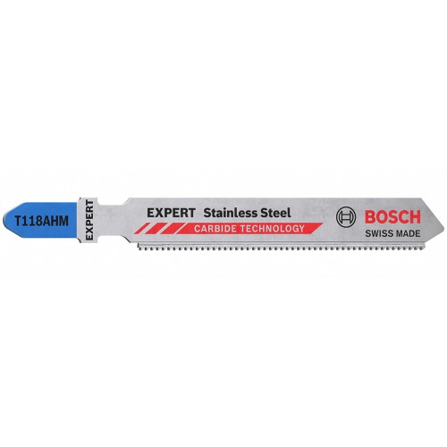 BOSCH EXPERT ‘Stainless Steel’ T 118 AHM Stichsägeblatt, 3 Stück 2608900561