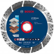 BOSCH EXPERT MultiMaterial Diamanttrennscheiben, 180 x 22,23 x 2,4 x 12 mm 2608900662