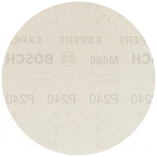 BOSCH EXPERT M480 Schleifnetz für Exzenterschleifer, 125 mm, G 240, 50 Stück 2608900686