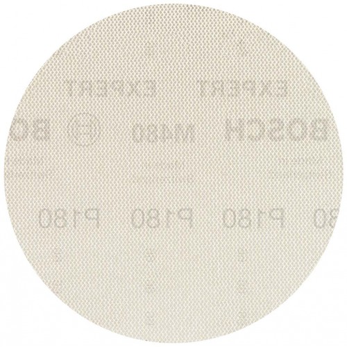 BOSCH EXPERT M480 Schleifnetz für Exzenterschleifer, 150 mm, G 180, 5 Stück 2608900693