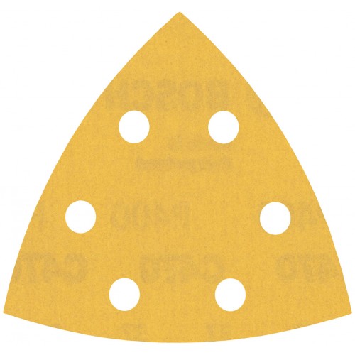 BOSCH EXPERT C470 Schleifpapier für Deltaschleifer, 93 mm, G 400, 5 Stück 2608900831
