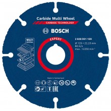 BOSCH EXPERT Carbide Multi Wheel Trennscheibe, 125 mm, 22,23 mm 2608901189