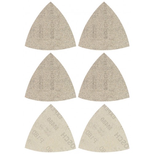 BOSCH EXPERT M480 Schleifnetz-Set, 93 x 93 mm, 6 Stück 2608901204