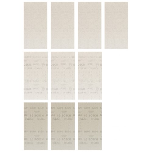 BOSCH EXPERT M480 Schleifnetz-Set, 115 x 230 mm, 10 Stück 2608901207