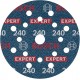 BOSCH EXPERT O780 Folienschleifscheibe, 125 mm, G240 2608902404