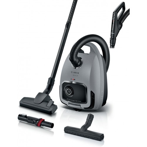 Bosch Serie 6 Beutelstaubsauger, Grau BGB6X330