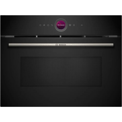 Bosch Serie 8 Einbau-Mikrowelle 60 x 45 cm Schwarz CEG732XB1