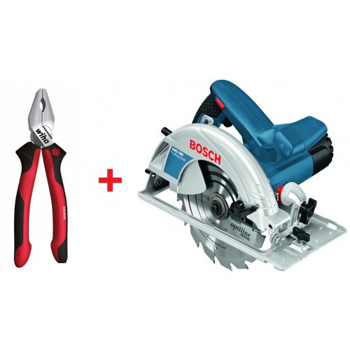 BOSCH GKS 190 Professional Handkreissäge + Wiha Kombinationszange 0615990K33
