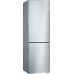 Bosch Serie 4 Kühl-Gefrier-Kombination, 186 × 60 cm, Edelstahl, KGV36VLEAS
