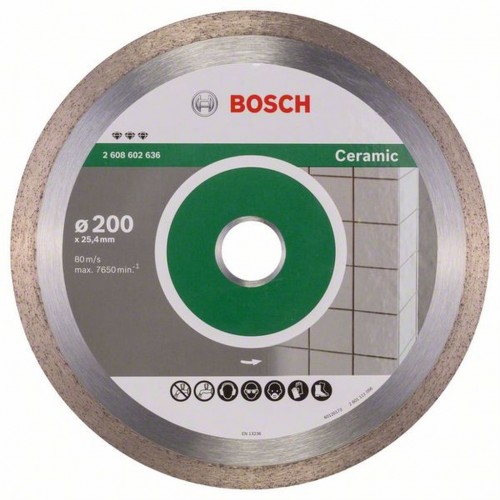BOSCH Diamant-Trennscheibe Best for Ceramic 200 x 25,40 mm 2608602636 BOSCH Diamant-Trennscheibe Best for Ceramic 200 x 25,40 mm 2608602636