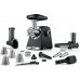 Bosch Serie 6 Fleischwolf MultiPower 2100 W Schwarz, silver metalic MFWS650B