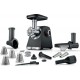 Bosch Serie 6 Fleischwolf MultiPower 2100 W Schwarz, silver metalic MFWS650B