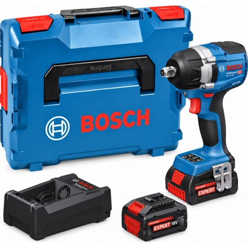 BOSCH GDS18V-750 PROFESSIONAL Akku-Drehschlagschrauber, 2x8,0Ah, L-BOXX 06019L9102 BOSCH GDS18V-750 PROFESSIONAL Akku-Drehschlagschrauber, 2x8,0Ah, L-BOXX 06019L9102