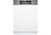 Bosch Serie 6 Teilintegrierter Geschirrspüler 60 cm Gebürsteter Stahl SMI6ZCS16E