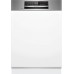Bosch Serie 6 Teilintegrierter Geschirrspüler 60 cm Gebürsteter Stahl SMI6ZCS16E