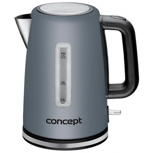 CONCEPT RK-3110GY Edelstahl-Wasserkocher, 1,7 L Grau rk3110gy CONCEPT RK-3110GY Edelstahl-Wasserkocher, 1,7 L Grau rk3110gy