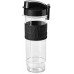 CONCEPT SB-3385 Behälter mit Trinkdeckel 570 ml schwarz