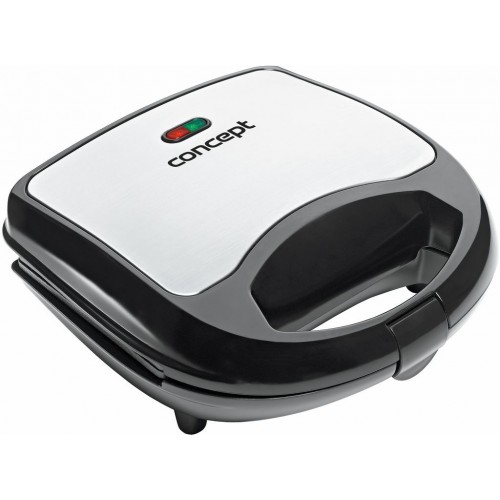 CONCEPT SV-3030 Sandwich-Toaster mit dreieckigen Platten, Edelstahl, 700W sv3030